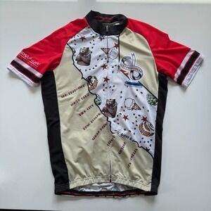 JAKROO FZ Coastbusters California SF to LA Cycling‎ Jersey Medium AIDS Ride
